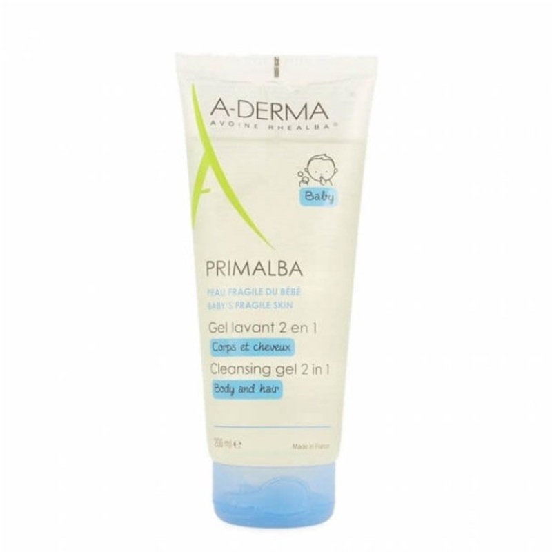 A-Derma Primalba Cleansing Gel Body and Hair 200ml