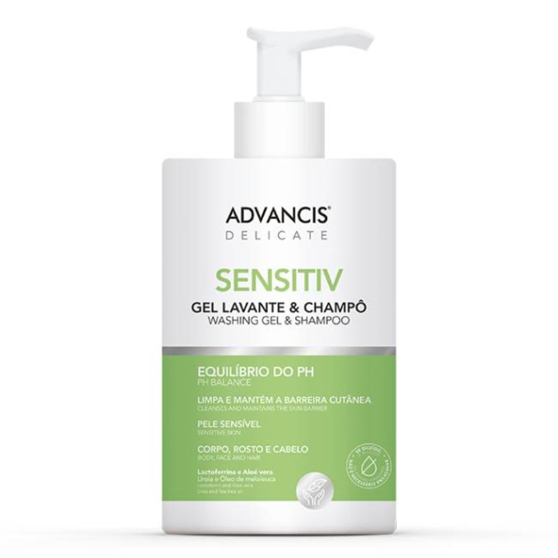 Advancis Delicate Washing Gel & Shampoo 500ml