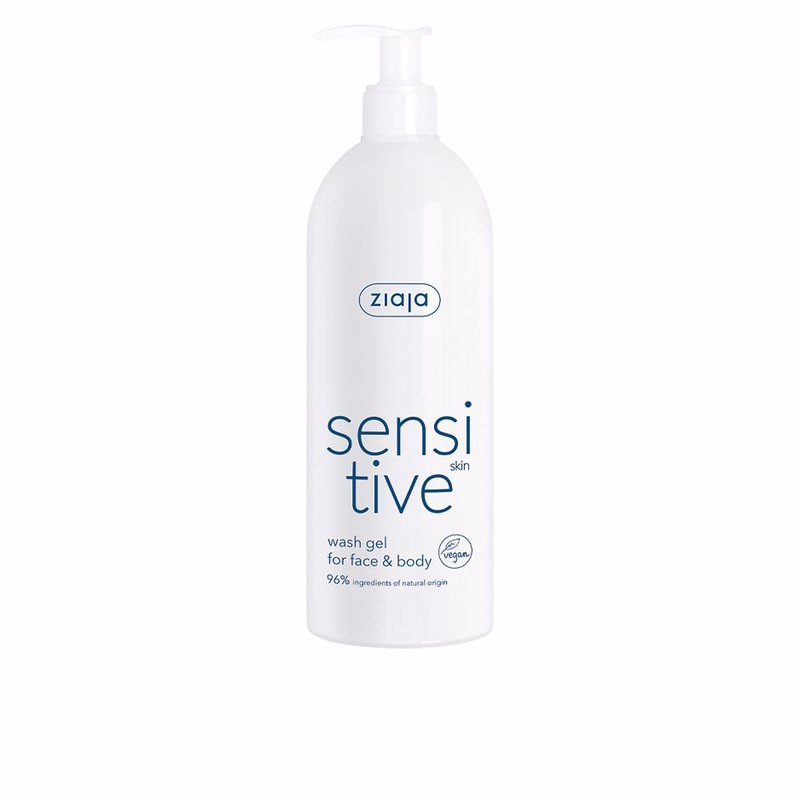 Ziaja Sensitive Wash Gel for Face and Body 400ml