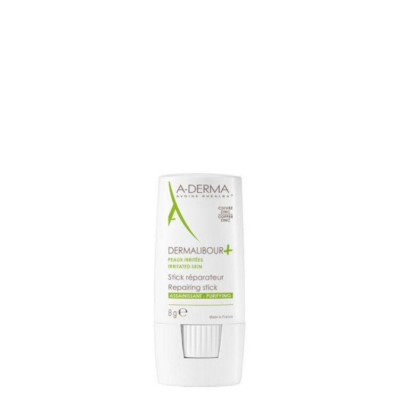 A-Derma Dermalibour+ Repairing Stick With Copper-Zinc 8gr