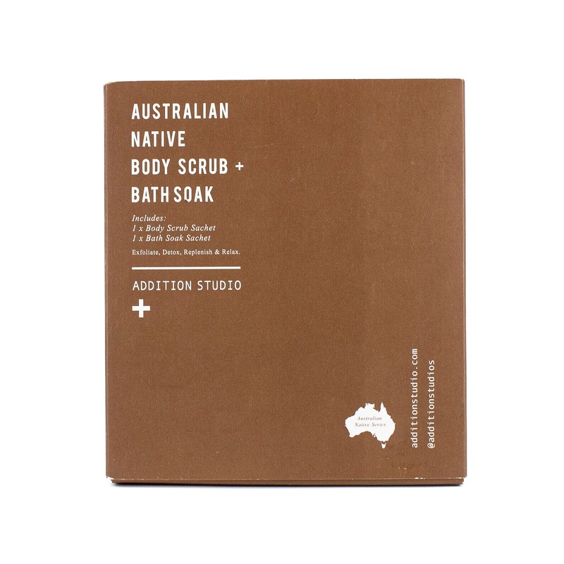 ADDITION STUDIOS Australian Native Body Scrub + Bath Soak – Imperfect Box