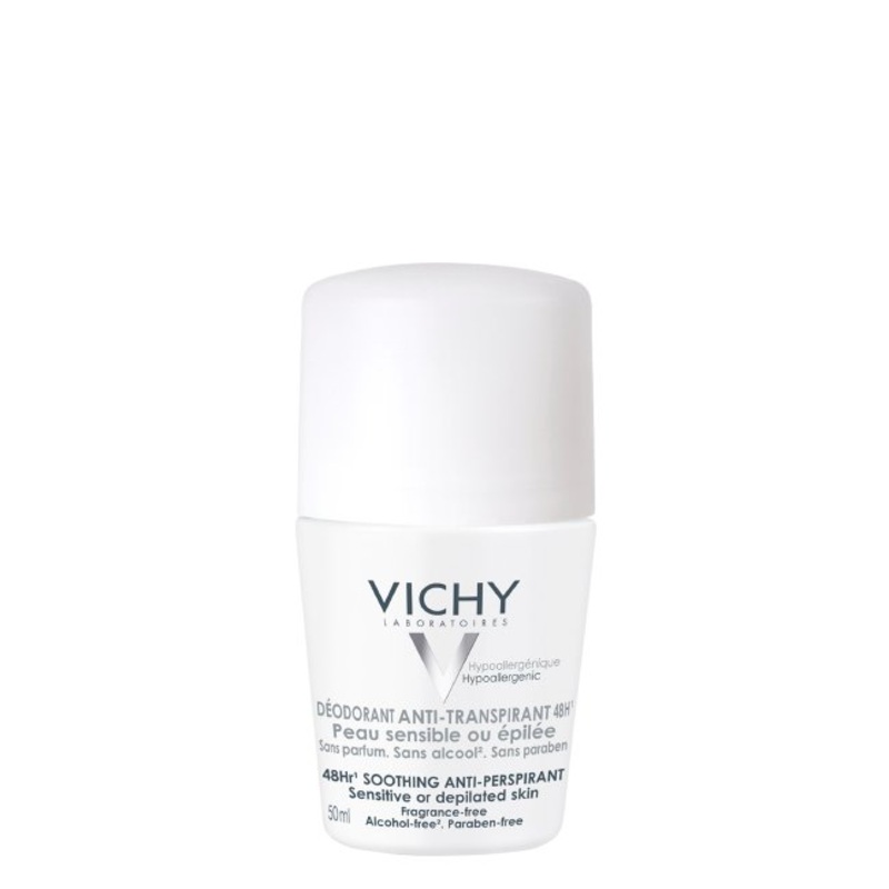 Vichy Sensitive Skin 48h Roll-On Anti-Perspirant Deodorant 50ml