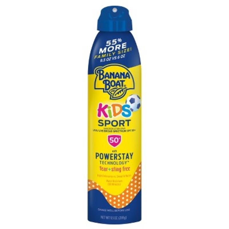 Banana Boat Kids Sport Sunscreen Spray SPF 50+ 9.5oz – Imperfect Container
