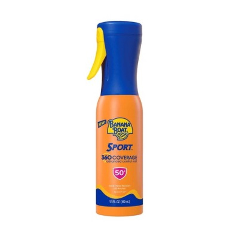 Banana Boat Sport 360 Coverage Advanced Control Mist Sunscreen Sprayer SPF 50 5.5 fl oz – Imperfect Container