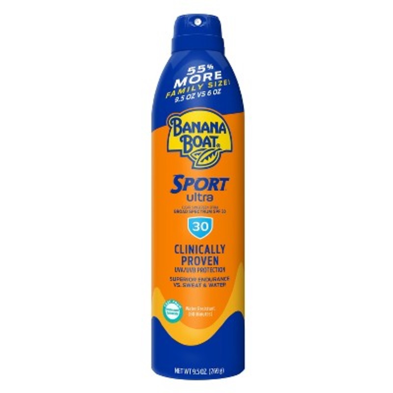 Banana Boat Ultra Sport Clear Sunscreen Spray SPF 30 9.5oz – Imperfect Container