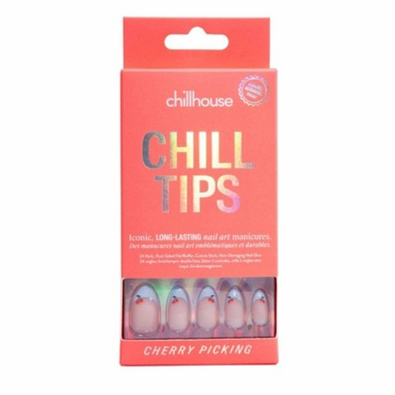 Chillhouse Chill Tips Press-On Fake Nails Cherry Picking 24ct – New