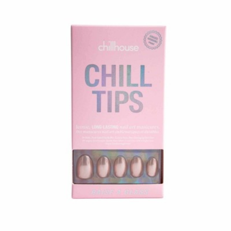 Chillhouse Chill Tips Press-On Fake Nails – Raise a Glass 24ct – New