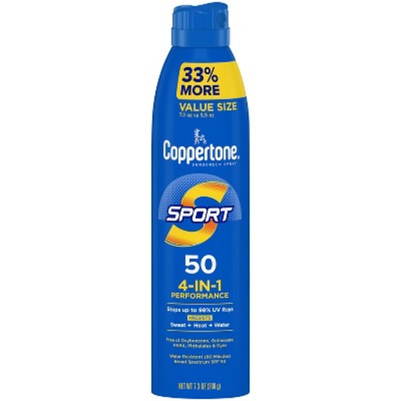 Coppertone Sport Sunscreen Spray SPF 50 7.3oz – New