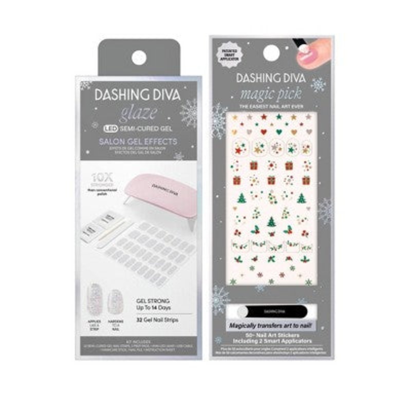 Dashing Diva Glaze Starter Nail Art Gummy Bear + Magic Pick Nail Art  32ct – New