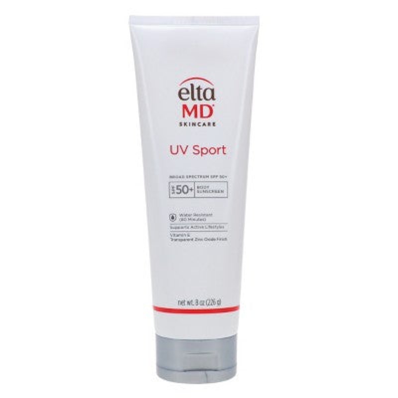 EltaMD UV Sport Broad Spectrum SPF 50+ Body Sunscreen 8 oz – Imperfect Box