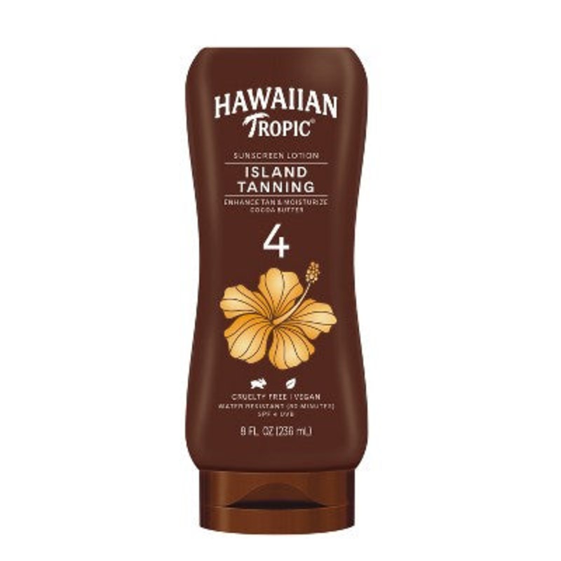 Hawaiian Tropic Dark Tanning Lotion Sunscreen SPF 4 8oz – New