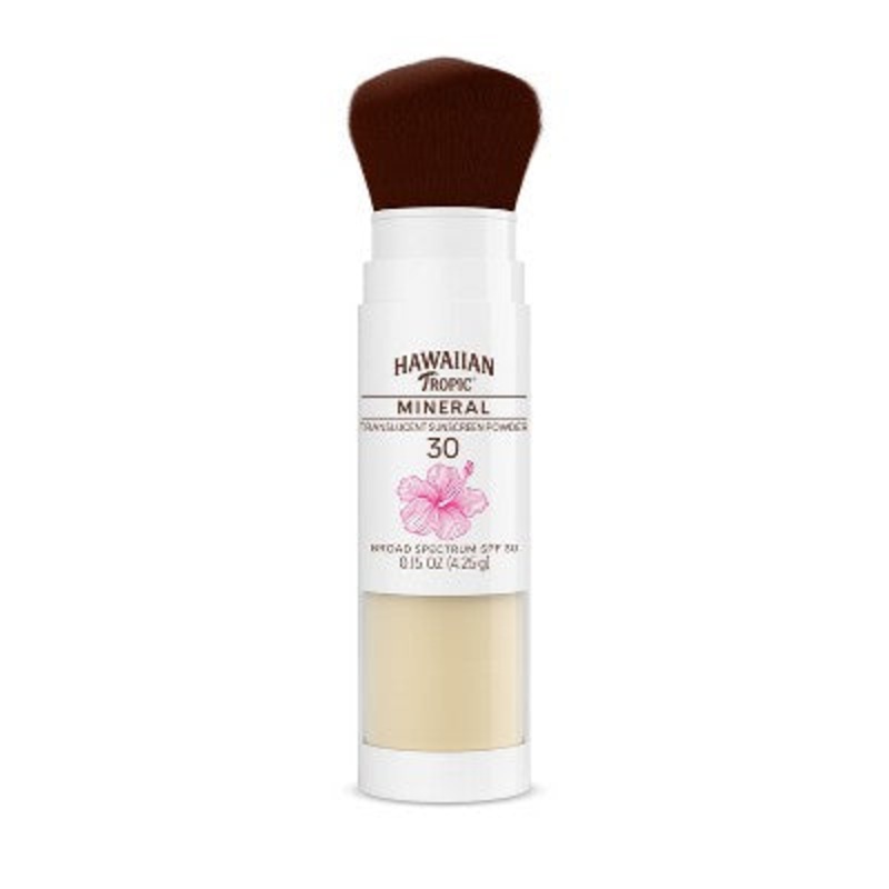 Hawaiian Tropic Mineral Skin Nourishing Sunscreen Powder Brush SPF 30 0.15oz – Imperfect Box