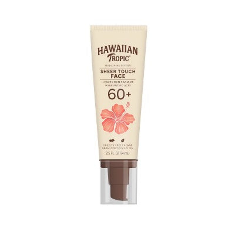 Hawaiian Tropic Sheer Touch Face Lotion Sunscreen SPF 60+ 2.5 fl oz – Imperfect Container