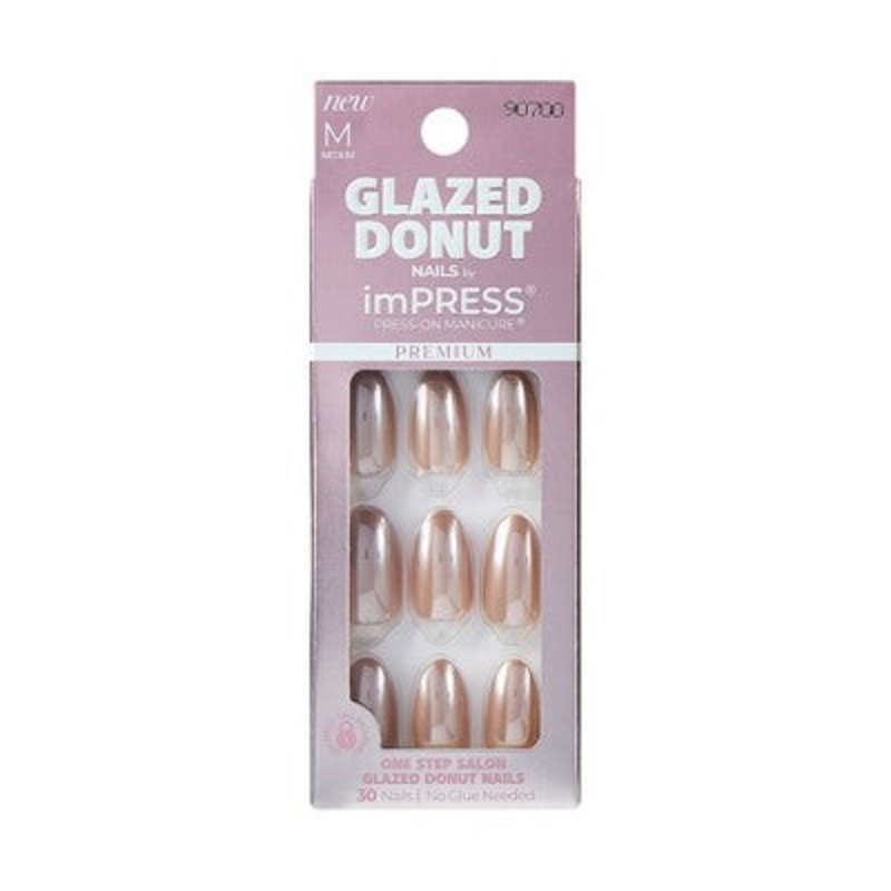 KISS Products Fake Nails Chocolate Glazed 33ct – New
