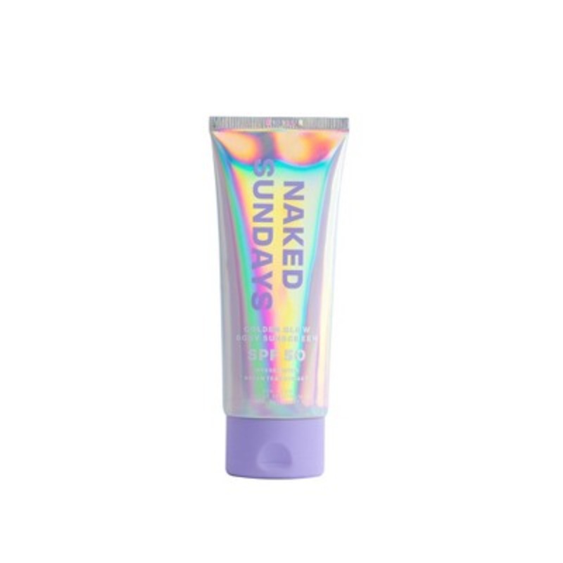 Naked Sundays Golden Glow Body Sunscreen SPF50+ 100ml – Imperfect Box