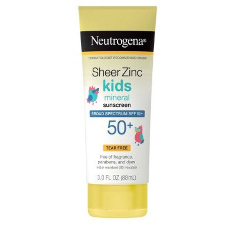 Neutrogena Sheer Zinc Kids Sunscreen Lotion SPF 50 3 fl oz – New