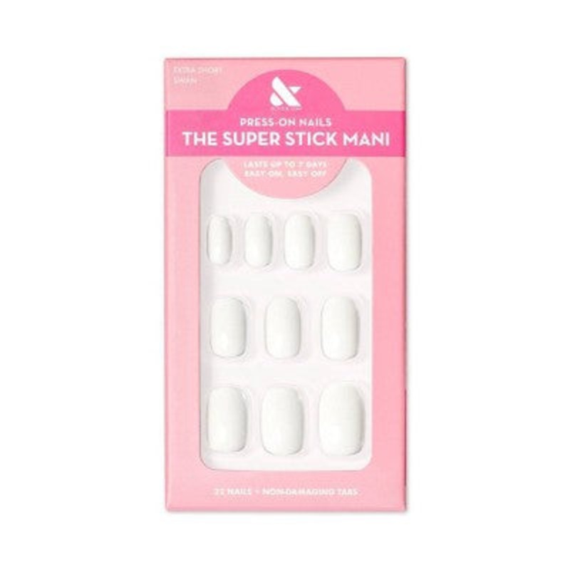 Olive & June Fake Nails XS Squoval Swan 32ct – New