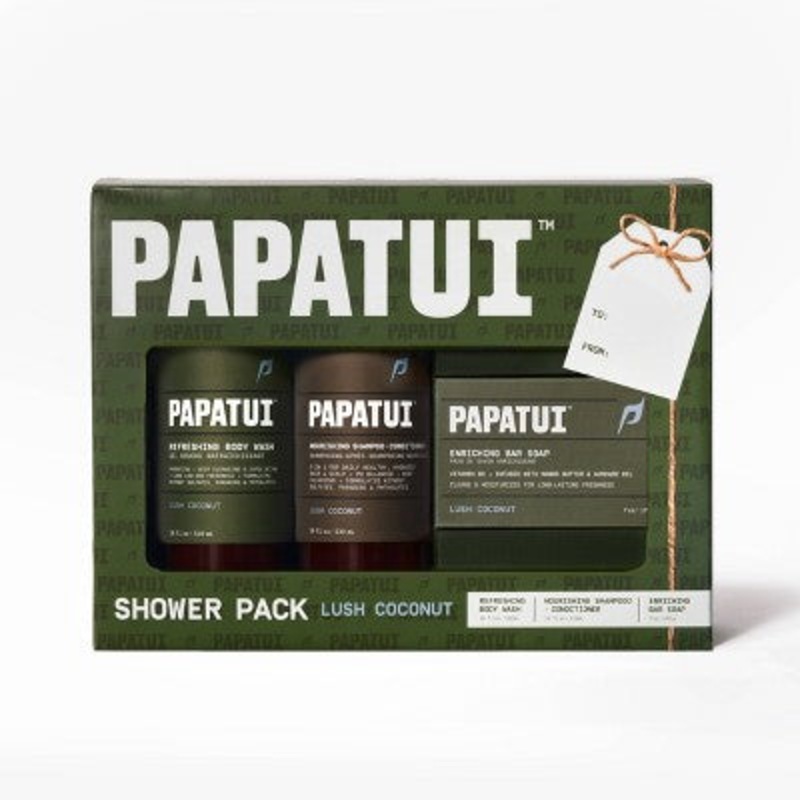 Papatui Men’s Shower Pack Lush Coconut 3ct – MIssing Box