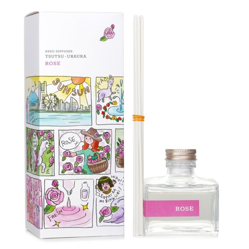 Tsutsu Uraura Deodorant Reed Diffuser – Rose – 120ml