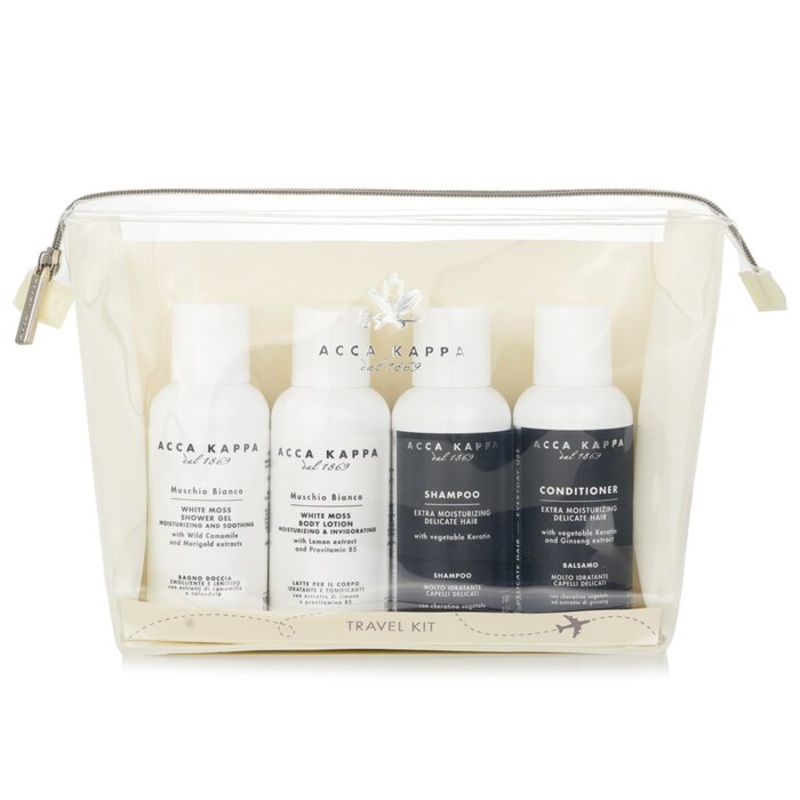 White Moss Body Care Travel Kit – 4pcs