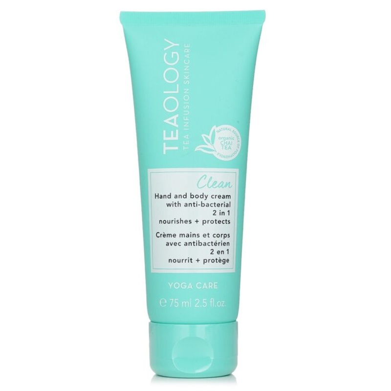 Yoga Care Clean 2 In 1 Anti Bacterial Hand & Body Cream – 75ml/2.5oz
