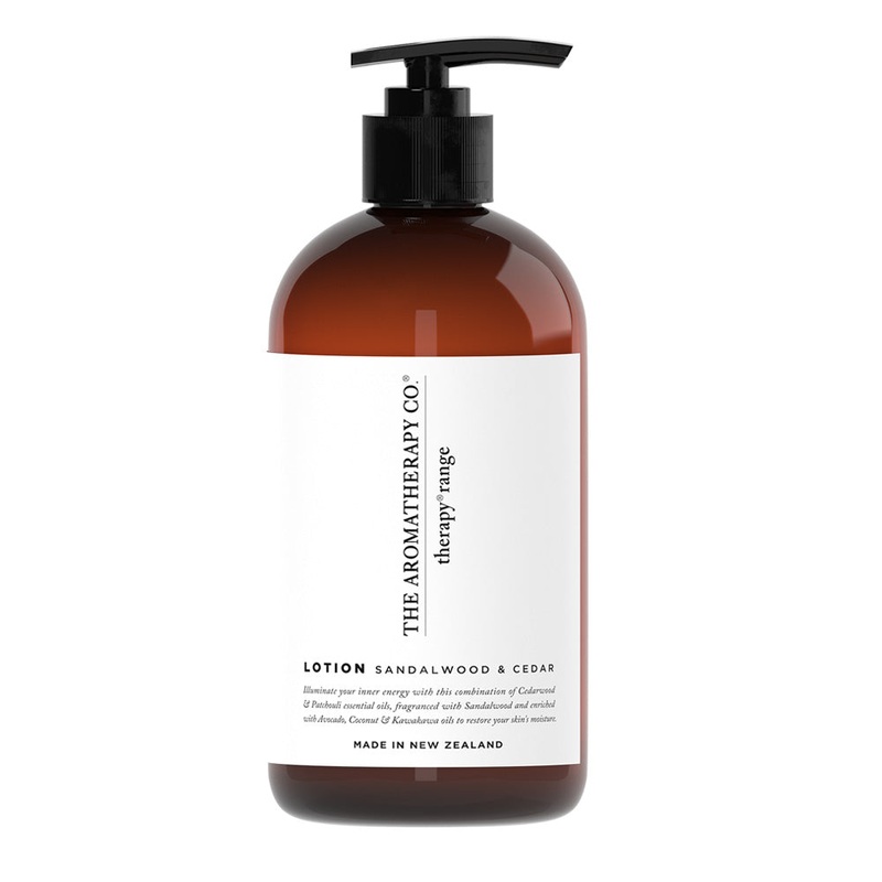 TAC Therapy Body Lotion – Sandalwood & Cedar (500ml)