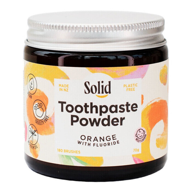 Toothpaste Powder – Orange with Fluoride