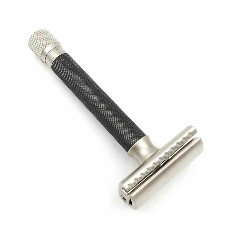 Variant Adjustable Safety Razor – Graphite Handle