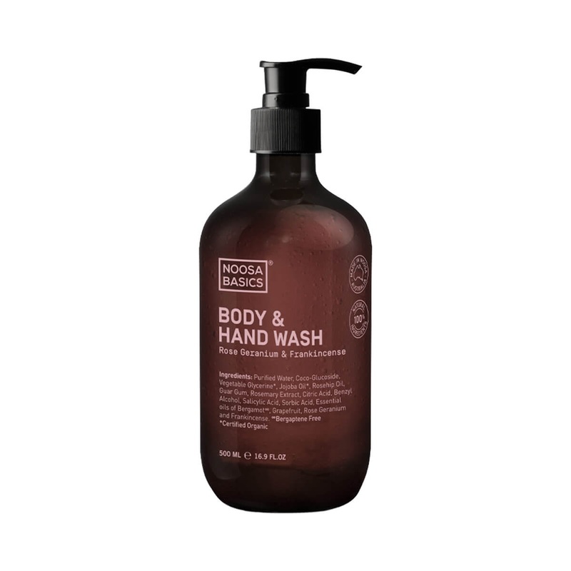 Body & Hand Wash – Rose Geranium and Frankincense