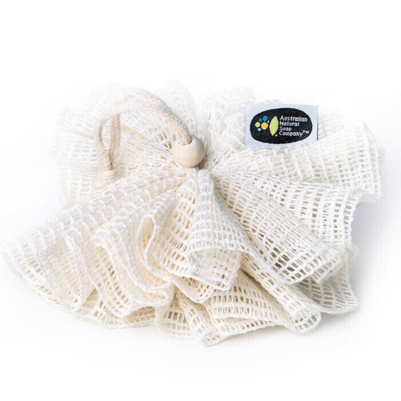 100% Organic Cotton Shower Puff