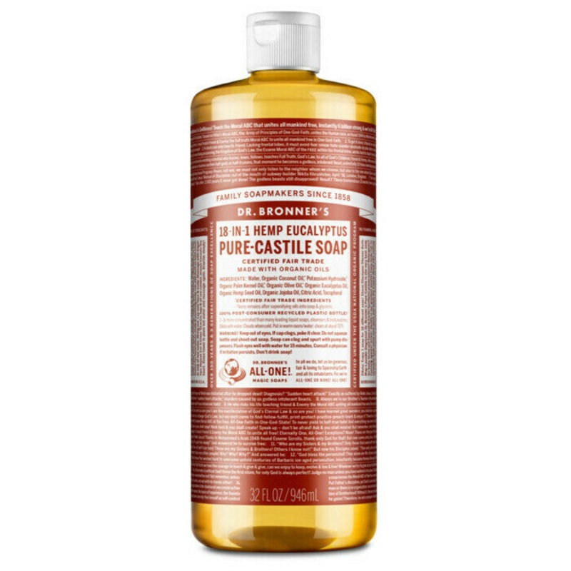 18-In-1 Pure-Castile Soap – Eucalyptus