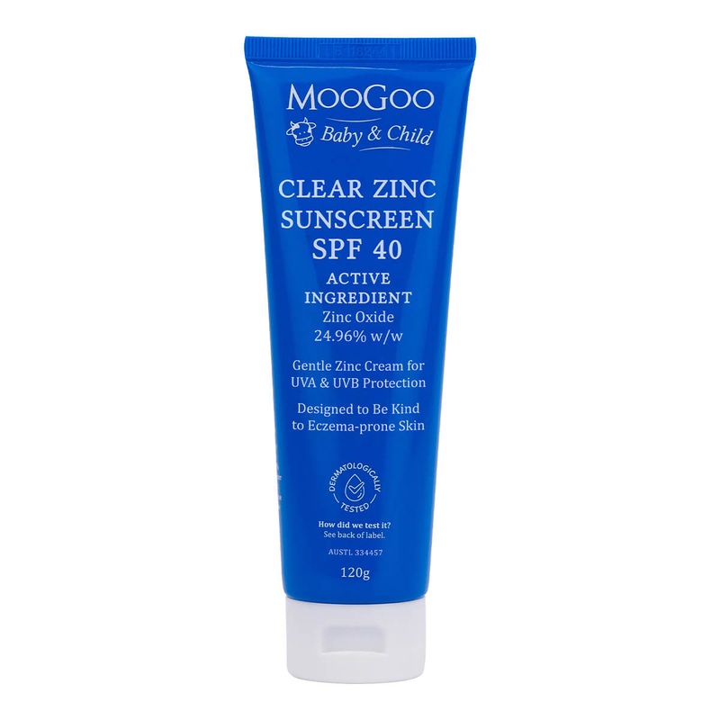 Baby & Child – Clear Zinc Sunscreen SPF40
