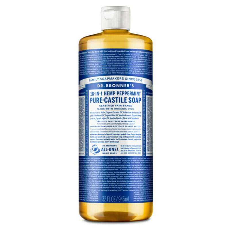 18-In-1 Pure-Castile Soap – Peppermint