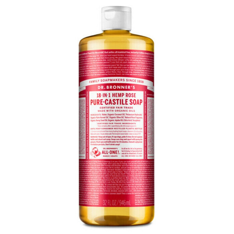 18-In-1 Pure-Castile Soap – Rose