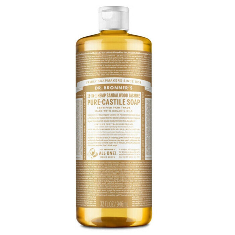18-In-1 Pure-Castile Soap – Sandalwood & Jasmine
