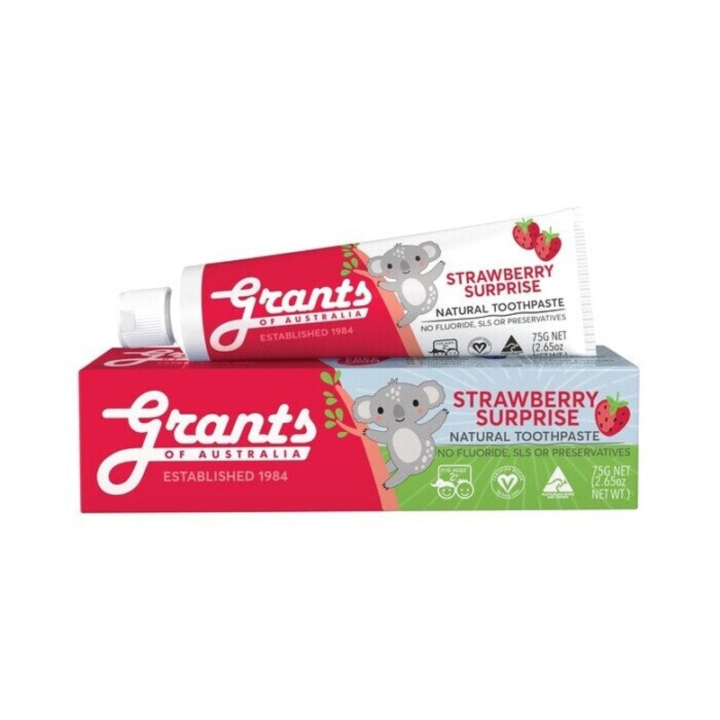 Strawberry Surprise Kids Natural Toothpaste – Fluoride Free