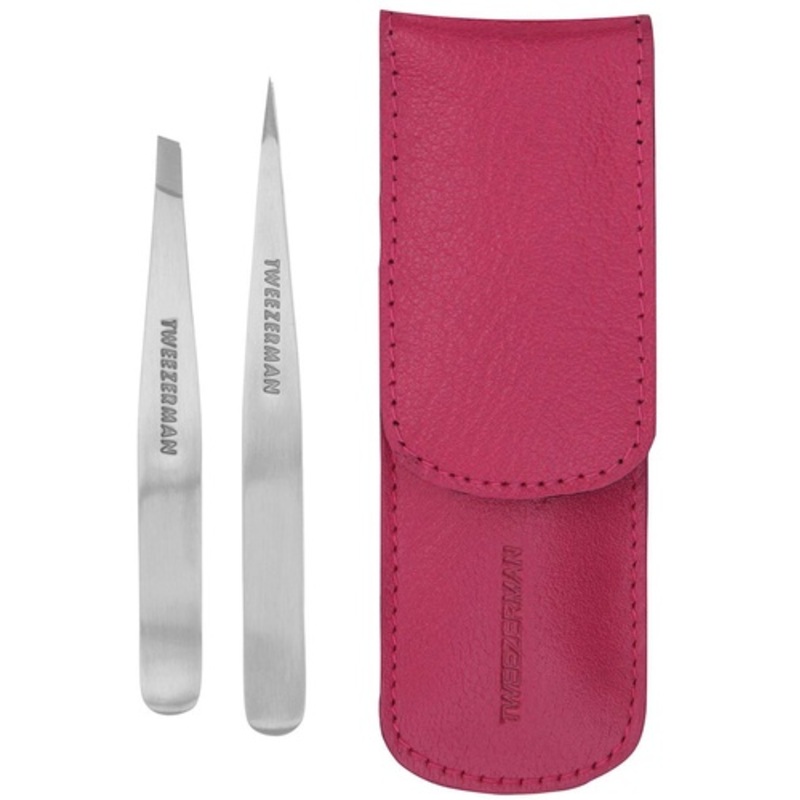 Tweezerman Petite Tweeze Set With Pink Case