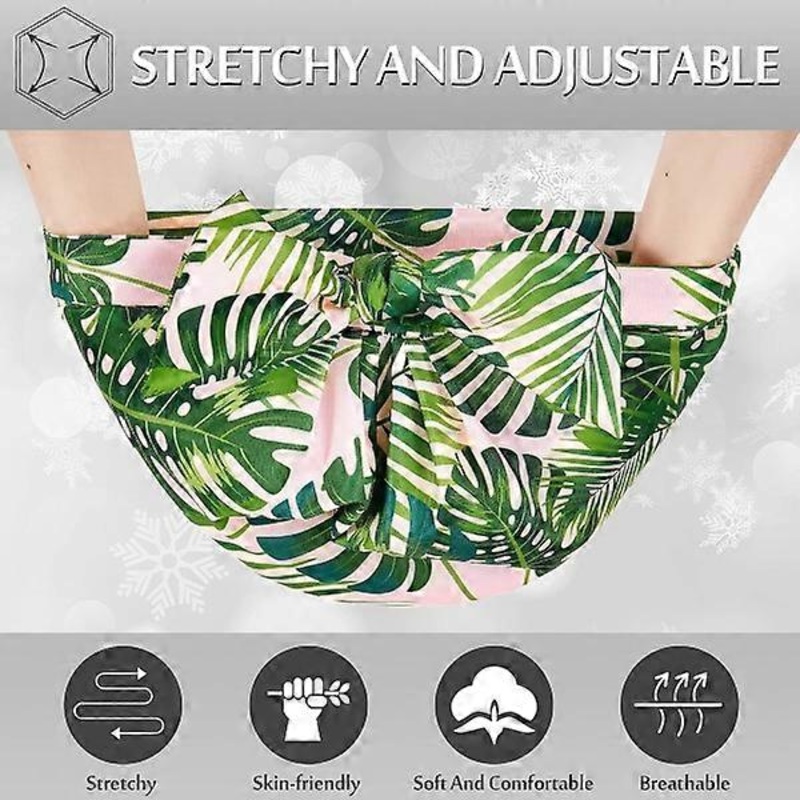 2 Pcs Women Shower Caps Waterproof Reusable Hair Shower Caps with Elastic Hem Turban Shower Bath Caps