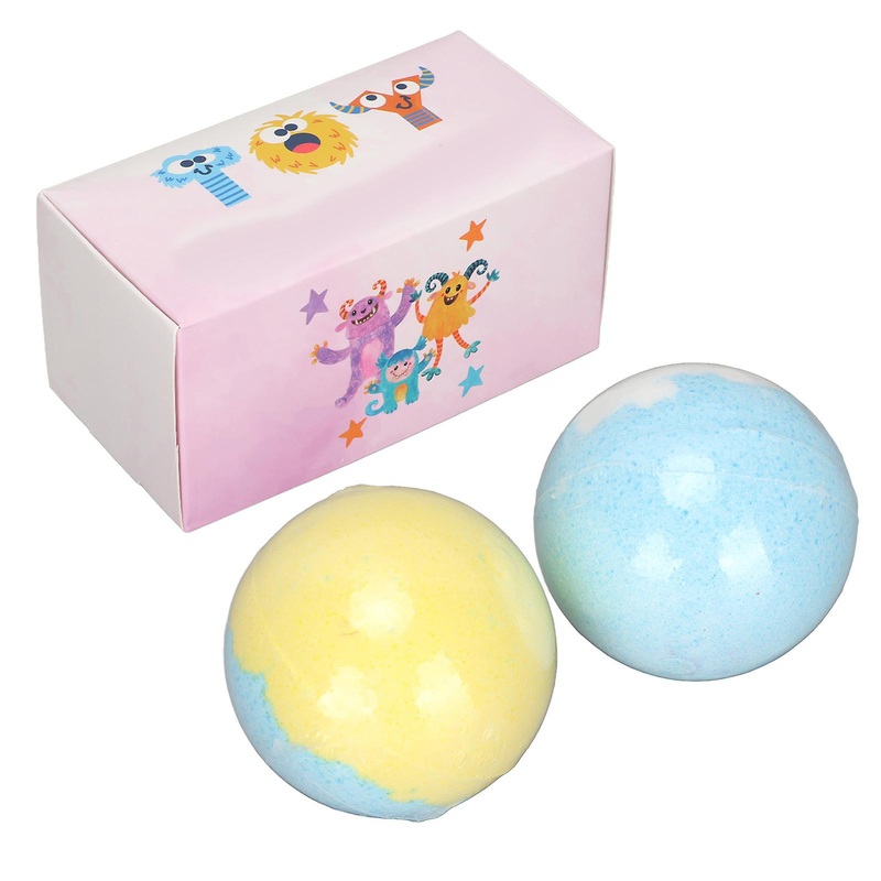 2 Pcs x 4.59 oz Bubble Bath Ball Gift Set Exfoliating Smoothing Skin Dead Sea Salt Shower Balls