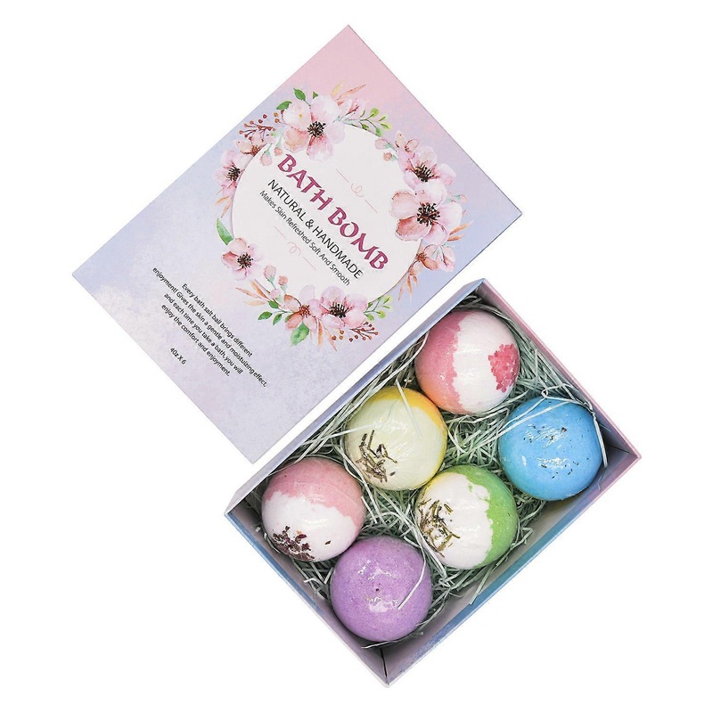 Bath Salt Balls – Moisturizing Bubble Bath Balls 110g x 6 pcs