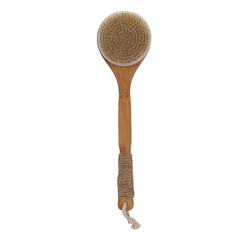 Brosse de douche  long manche pour le dos, brosse de bain, exfoliante et massante pour hommes et femmes