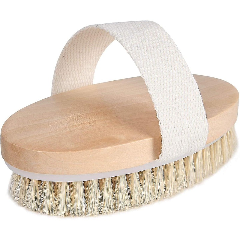 Dry Body Brush, Physical Exfoliating Brush, Lymphatic Drainage and Improved Blood Circulation