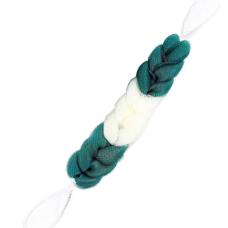 Long Bath Loofahs Stretchable Braided Mesh Exfoliating Loofah Back Scrubber Body Bath Shower SpongeBule)