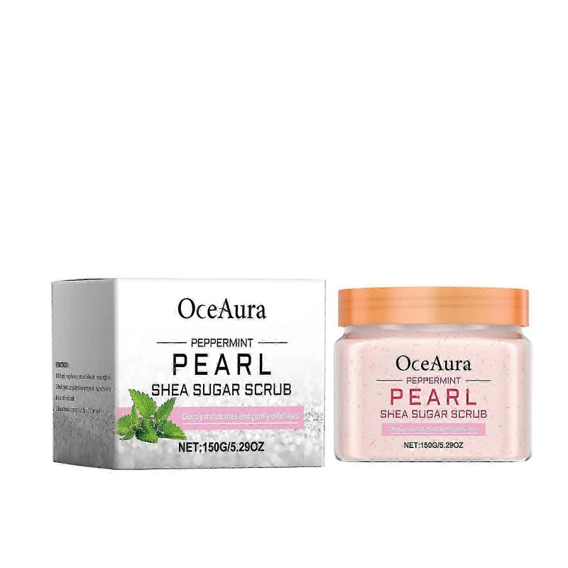 OceAura Mint Pearl Scrub Moisturizing Body Scrub Smooth Skin Cleansing Moisturizing Moisturizing Cream