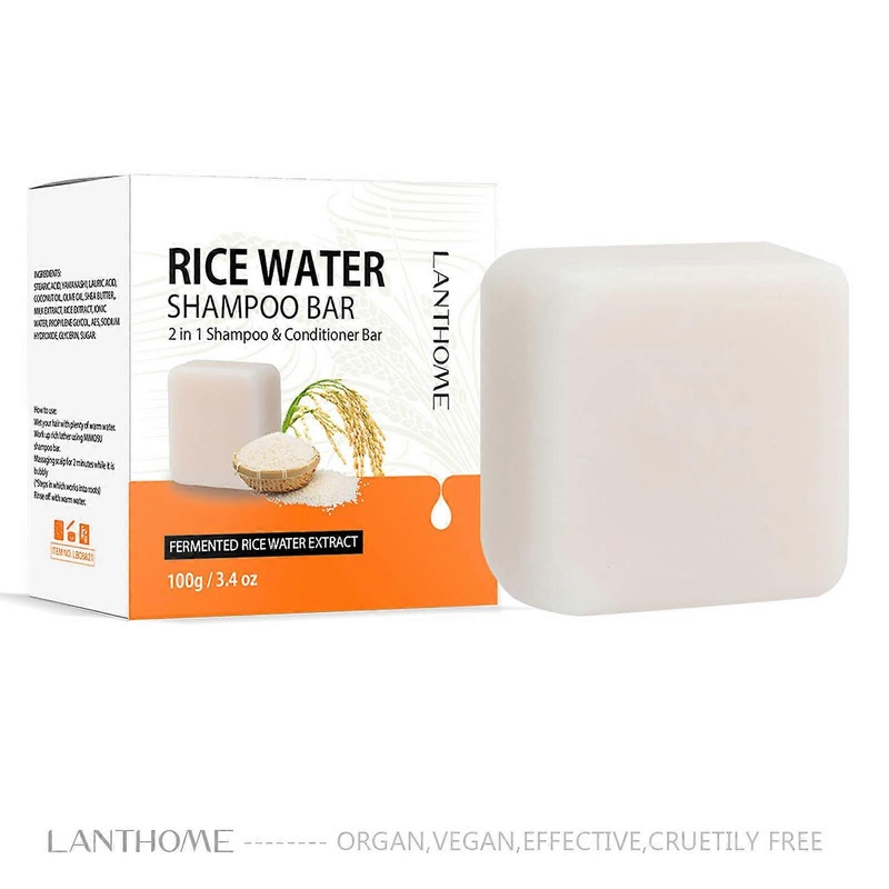 Thai Rice Soap 65g, Wash And Bathe Soap Oil Control Cleansing Face To Stay Fragrant PU4273