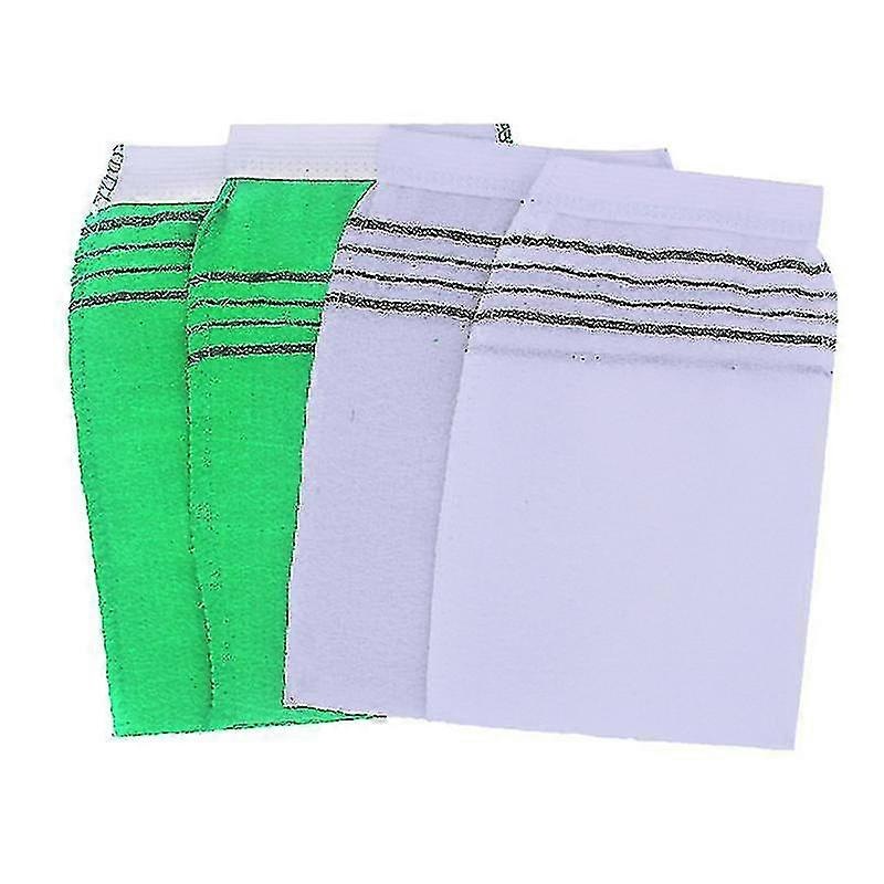 10pcs Artificial Silk Bath Gs Portable Bath Mittens Washclothes Sauna Coarse Towel Hold Bathing For Home Use (whi
