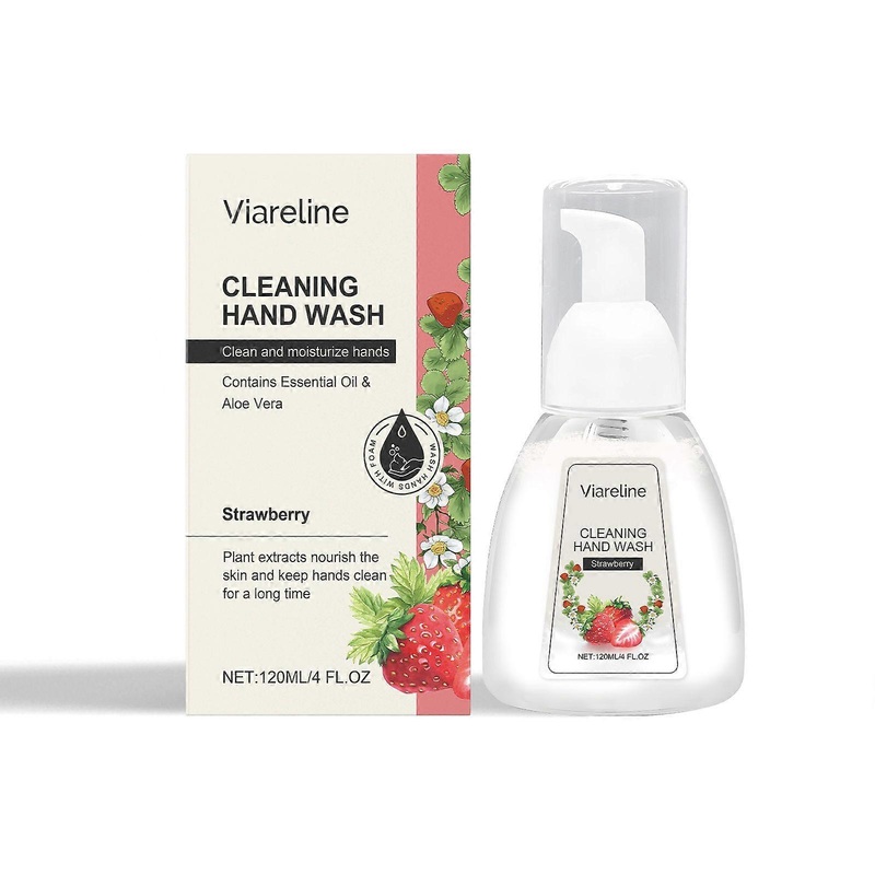 2025 Latest Model  Foaming Hand Sanitizer (Strawberry Flavor) Gentle Cleansing,