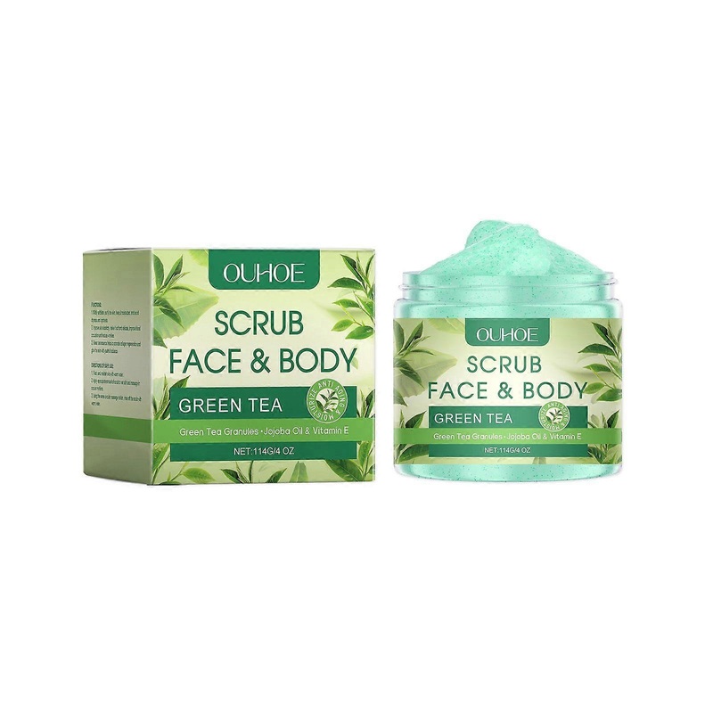 2025 Latest Model  Green Tea Exfoliating Scrub Gel Gentle Moisturizing Soft Face