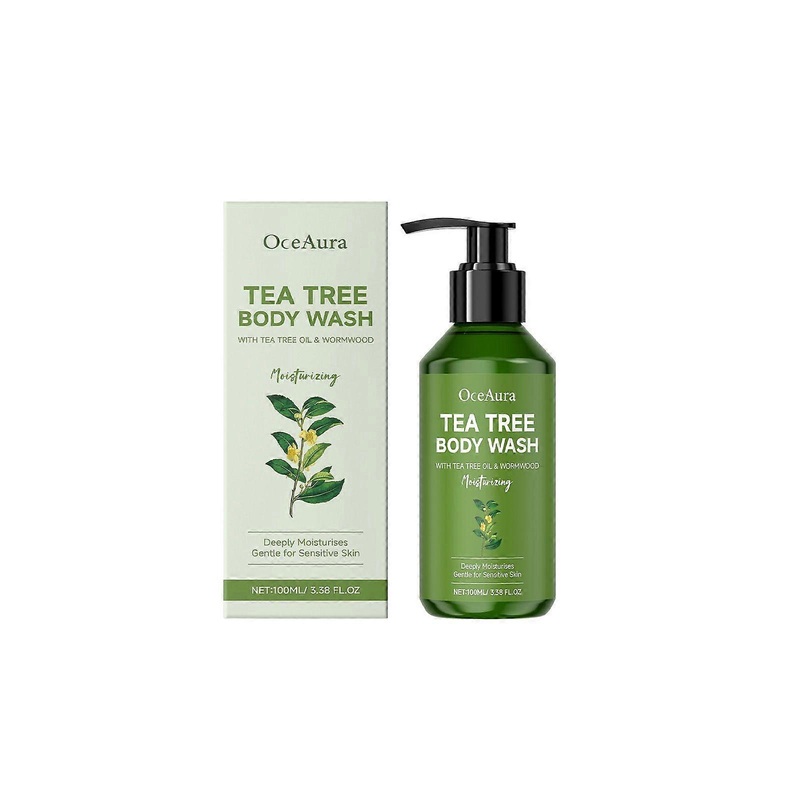 2025 Latest Model  Tea Tree Cleansing Shower Gel Nourishes And Moisturizes