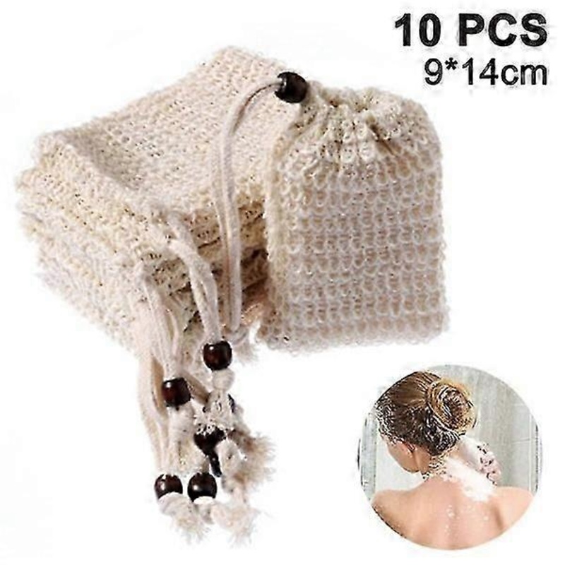 10-Pack Bran Soap Bags for Scraps & Saving Soaps